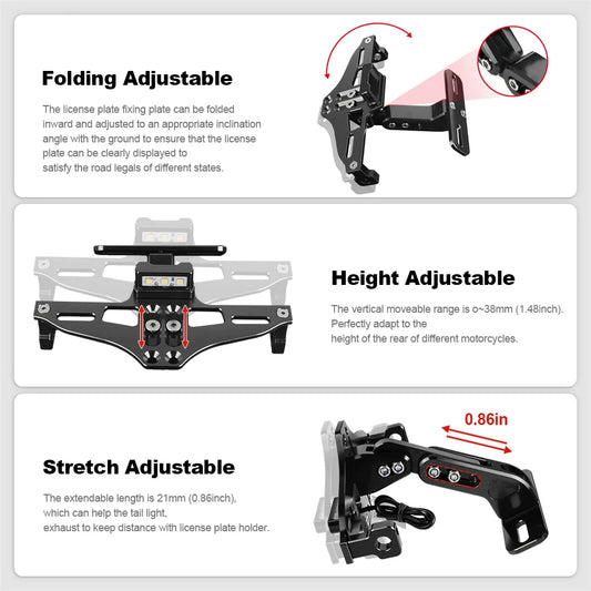 Frecce Posteriori + Porta Targa Yamaha Tracer 7 / Tracer 9 GT