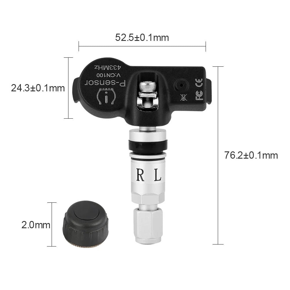 EKIY Sensori Pressione Pneumatici TPMS per Autoradio Android