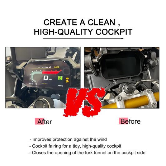 Copertura Foro Manubrio/Tachimetro BMW R 1200 GS / R 1250 GS