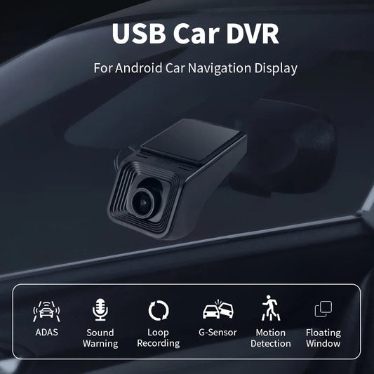 Dash Cam + Retrocamera Posteriore Autoradio Android
