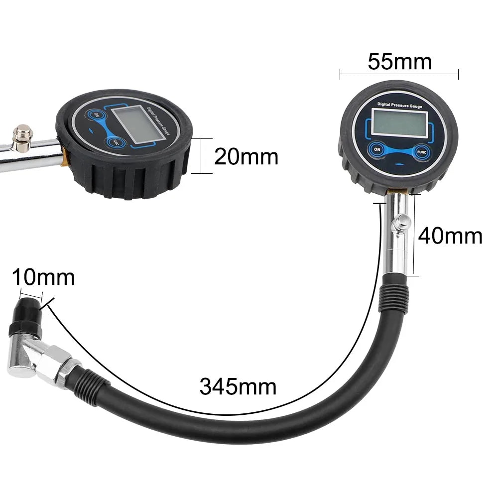 Manometro Portatile Pneumatici 0-200 Psi