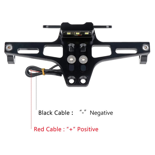 Portatarga + Indicatori di Direzione + Luce Stop Moto Universale
