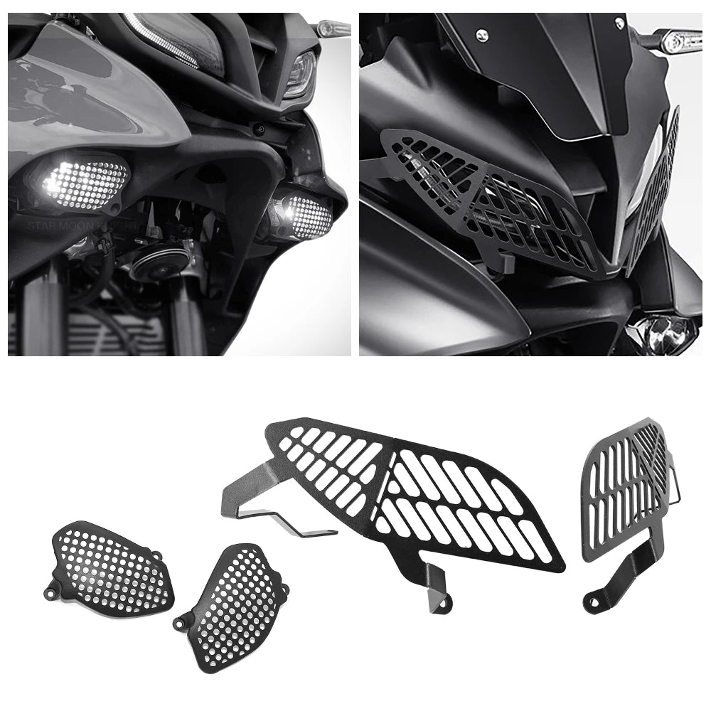 Protezione Fari Alluminio Yamaha Tracer 9