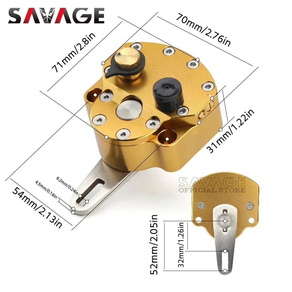 Stabilizzatore Regolabile Manubrio Moto