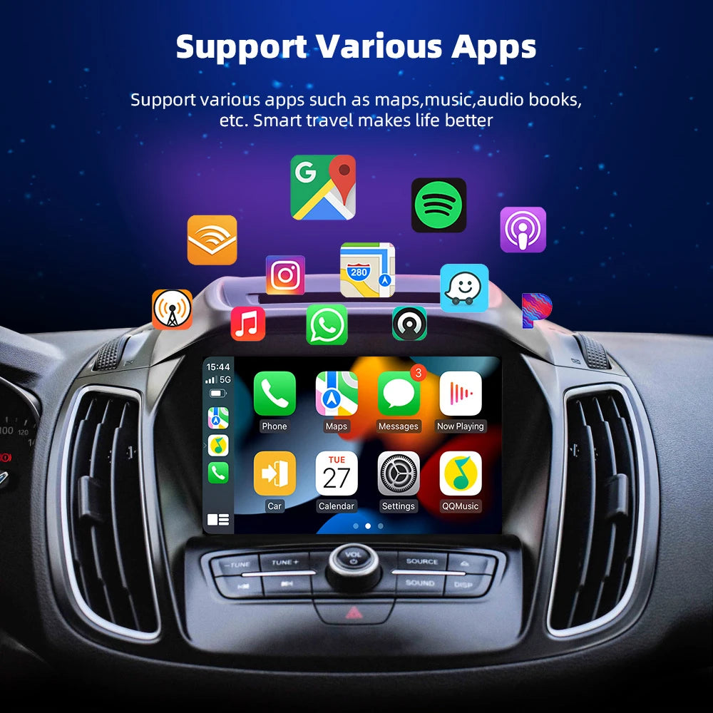 EKIY Adattatore Wireless Apple CarPlay SOLO iPhone