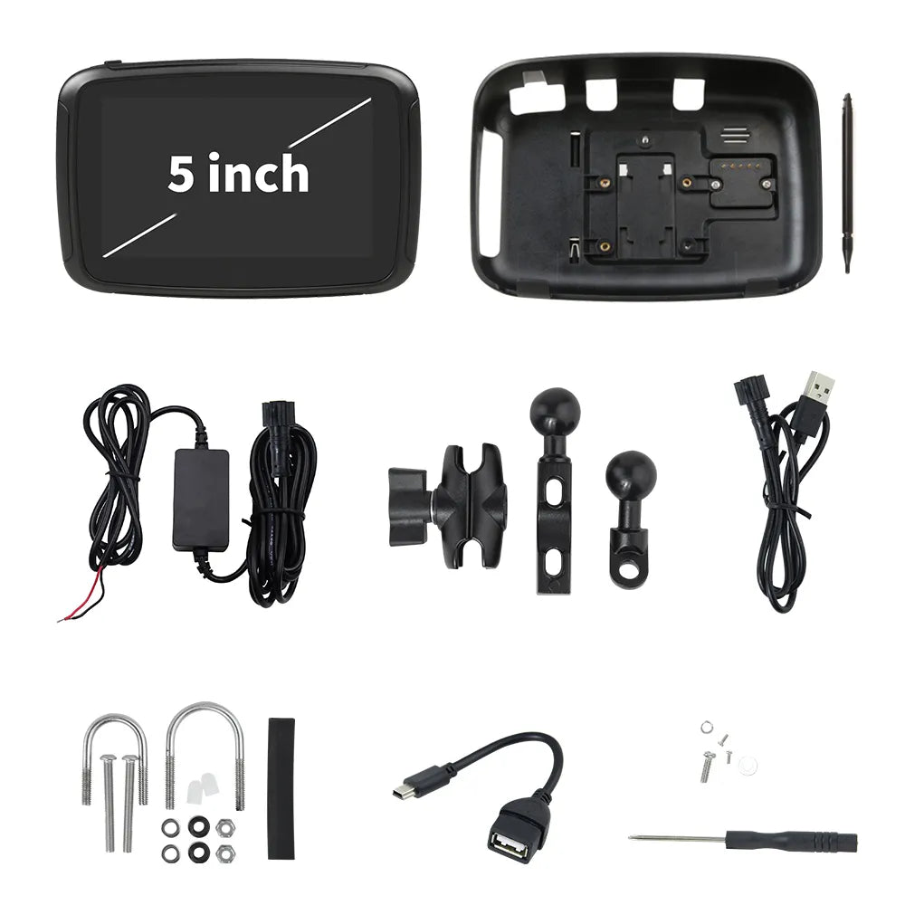 Navigatore Apple Carplay/Android Auto 5" IPX7 EKIY C5