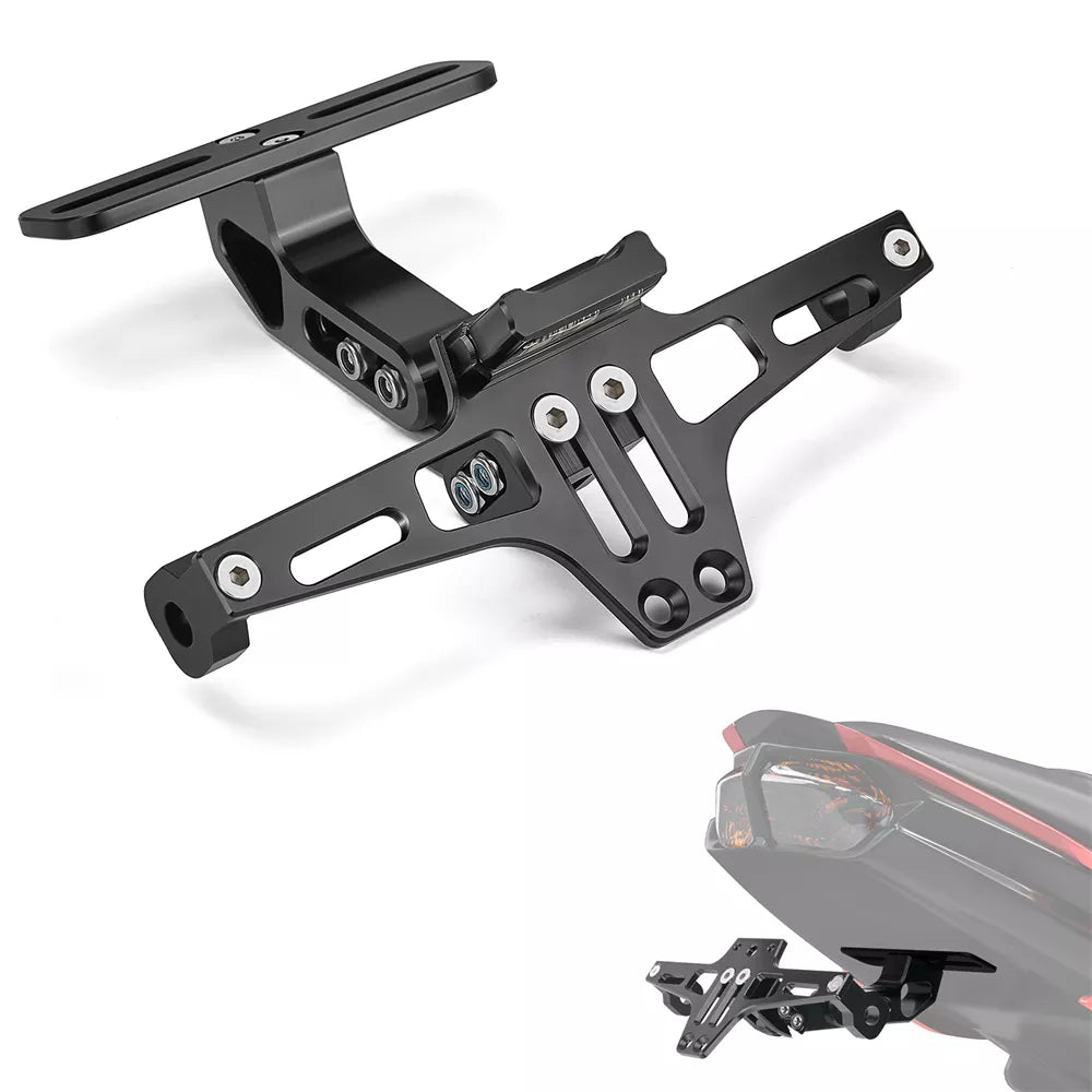 Portatarga + Indicatori di Direzione + Luce Stop Moto Universale