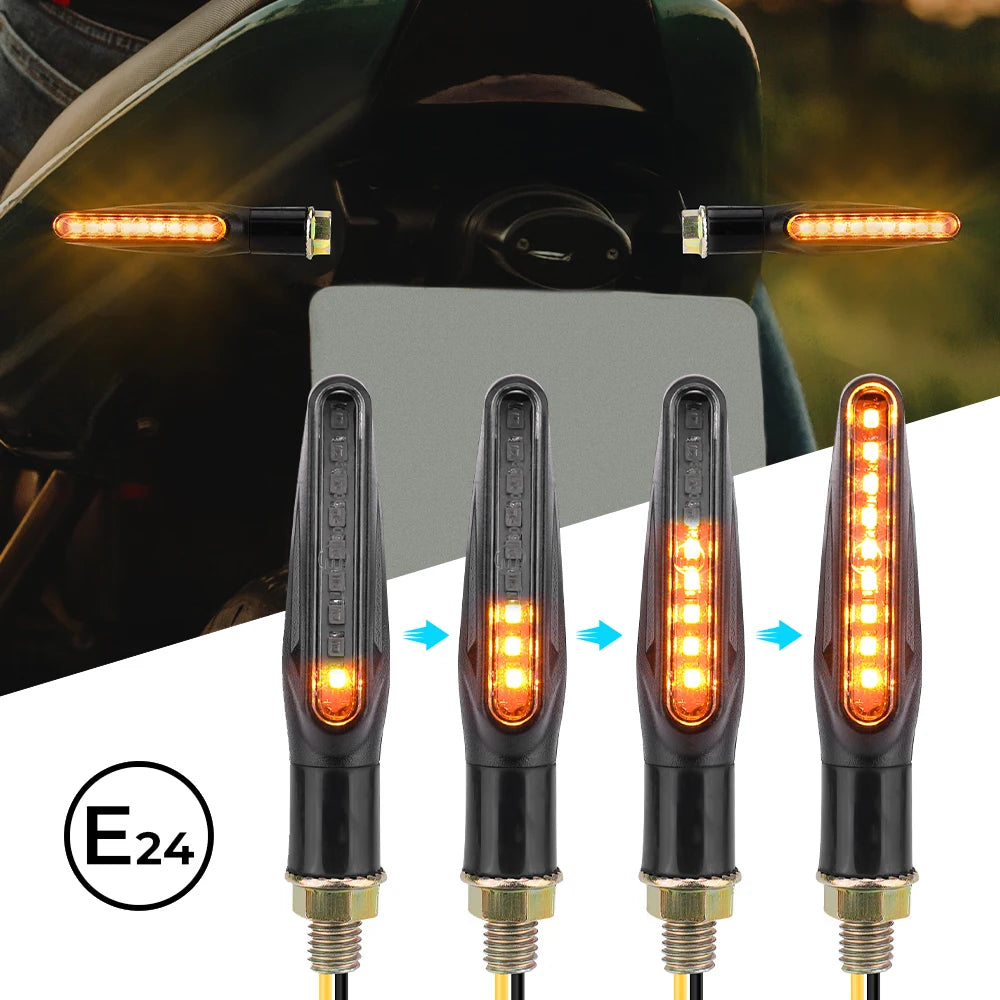 Portatarga + Indicatori di Direzione + Luce Stop Moto Universale
