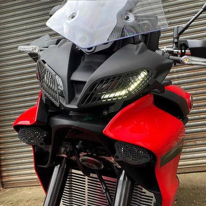Protezione Fari Alluminio Yamaha Tracer 9