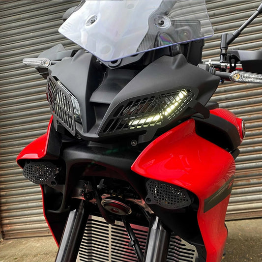 Protezione Fari Alluminio Yamaha Tracer 9